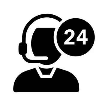 24/7在线客服图标